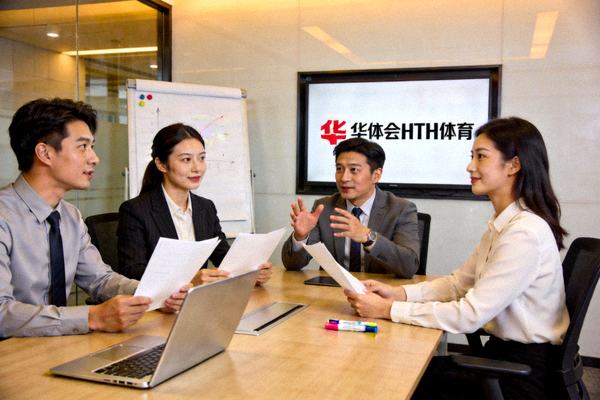 华体会HTH体育核心管理团队会议讨论场景 - 展现专业与协作精神